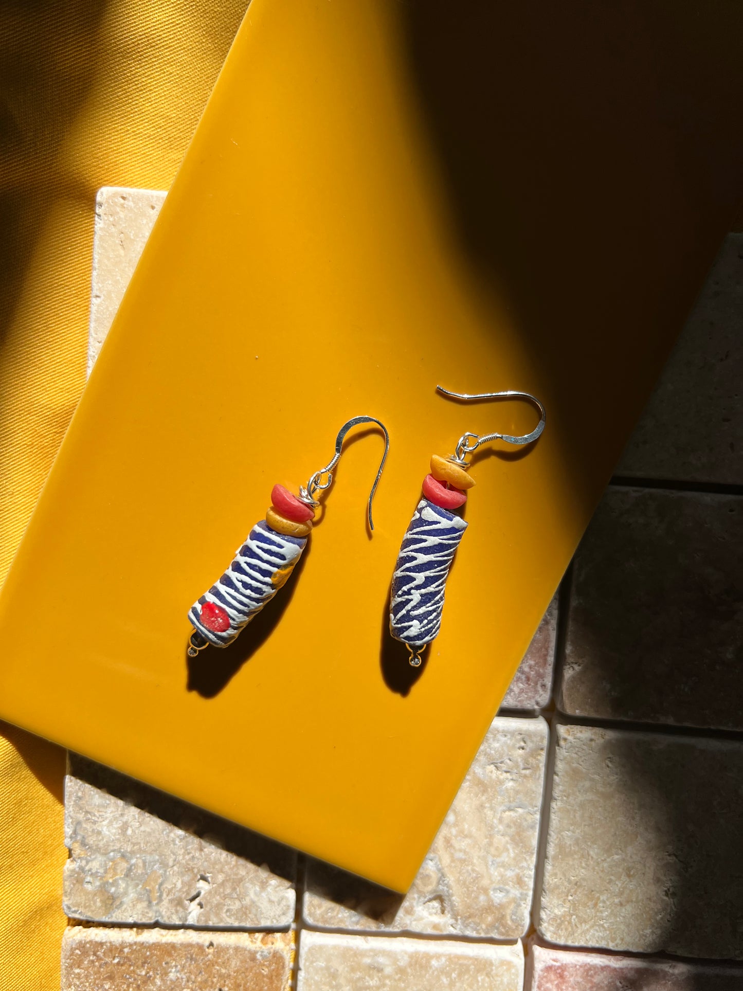 Krobo Bead Earrings