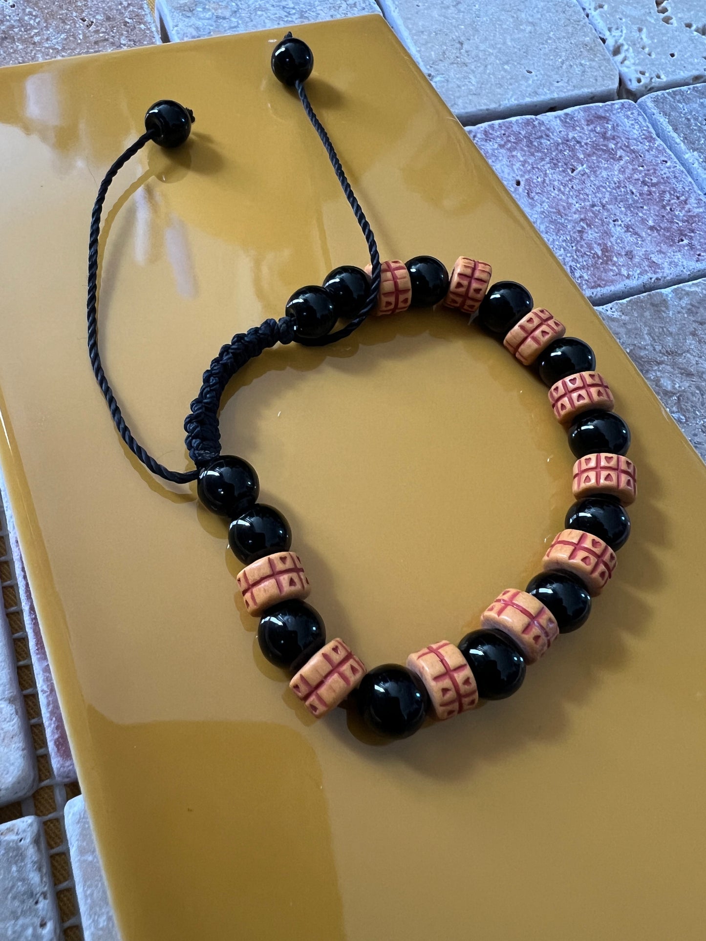 Adjustable Beaded Bracelet